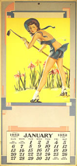 Elvgren, calendrier 1959