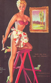 How do you like my frame? Carte postale Mutoscope de Zo� Mozert