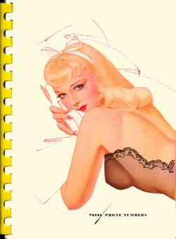 Petit carnet d'adresses t�l�phonique avec des hors textes de Petty